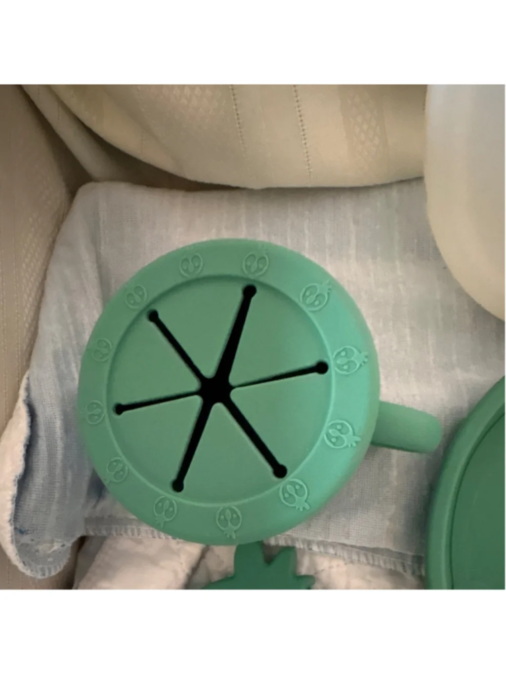 Bimbly Cockatoon Silicon Tableware 8-Pc Baby Feeding Dish Set Green